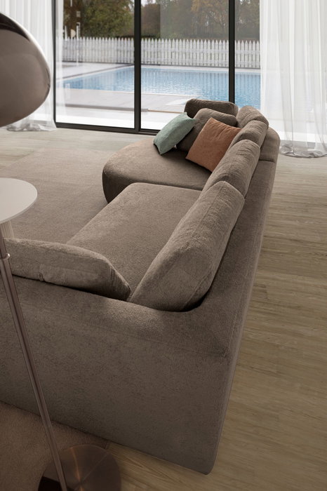 Atelier Del Sofa Venezia Left - Marrón oscuro